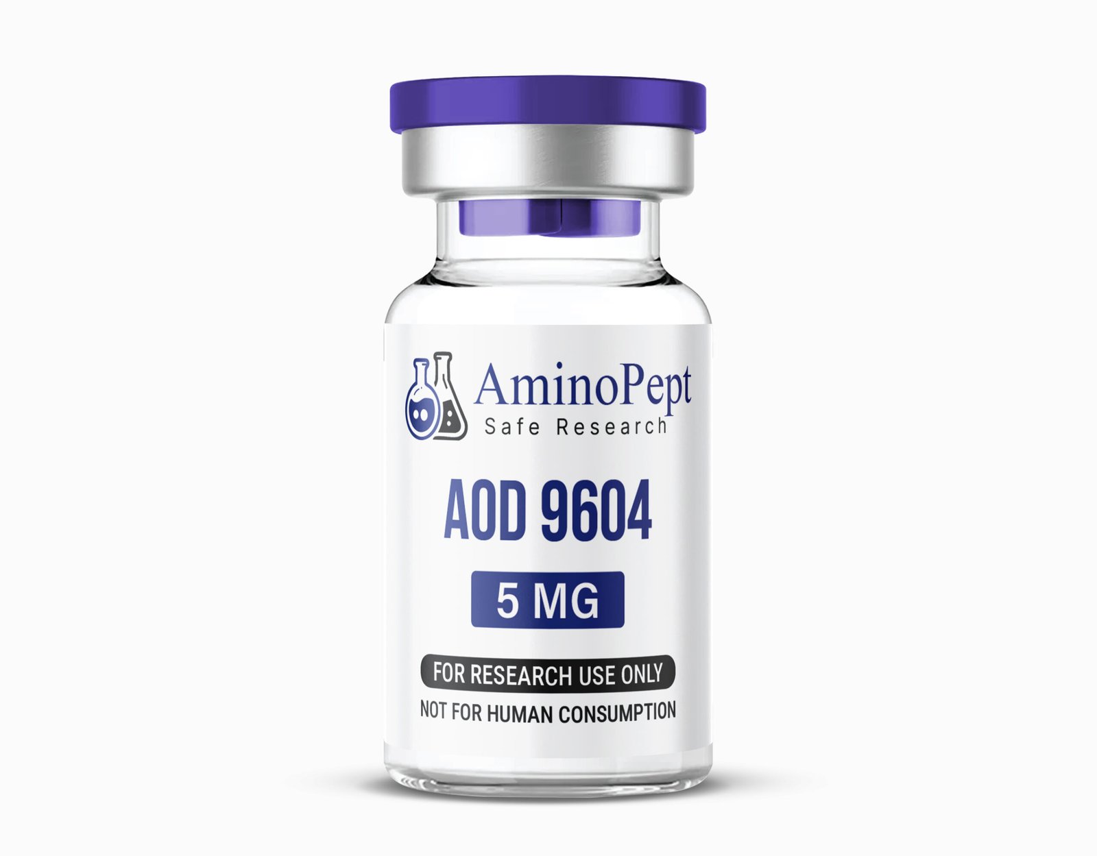 AOD 9604 peptide 5mg vial lyophilized research compound