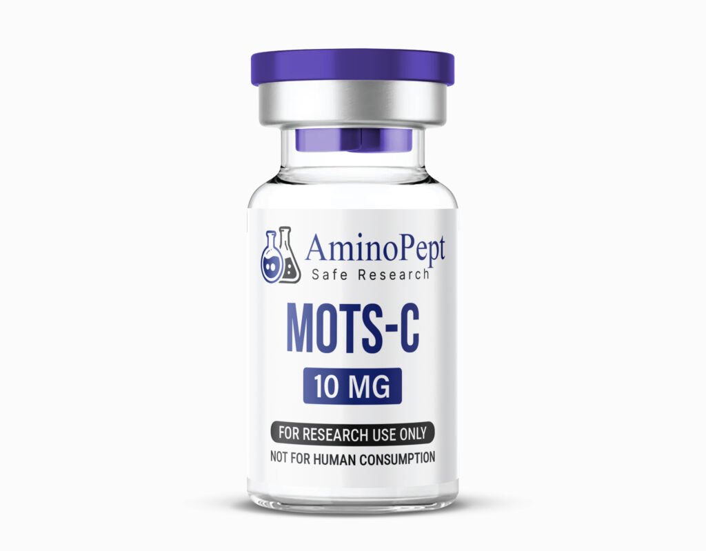 10mg MOTS-C mitochondrial-derived peptide vial lyophilized research compound