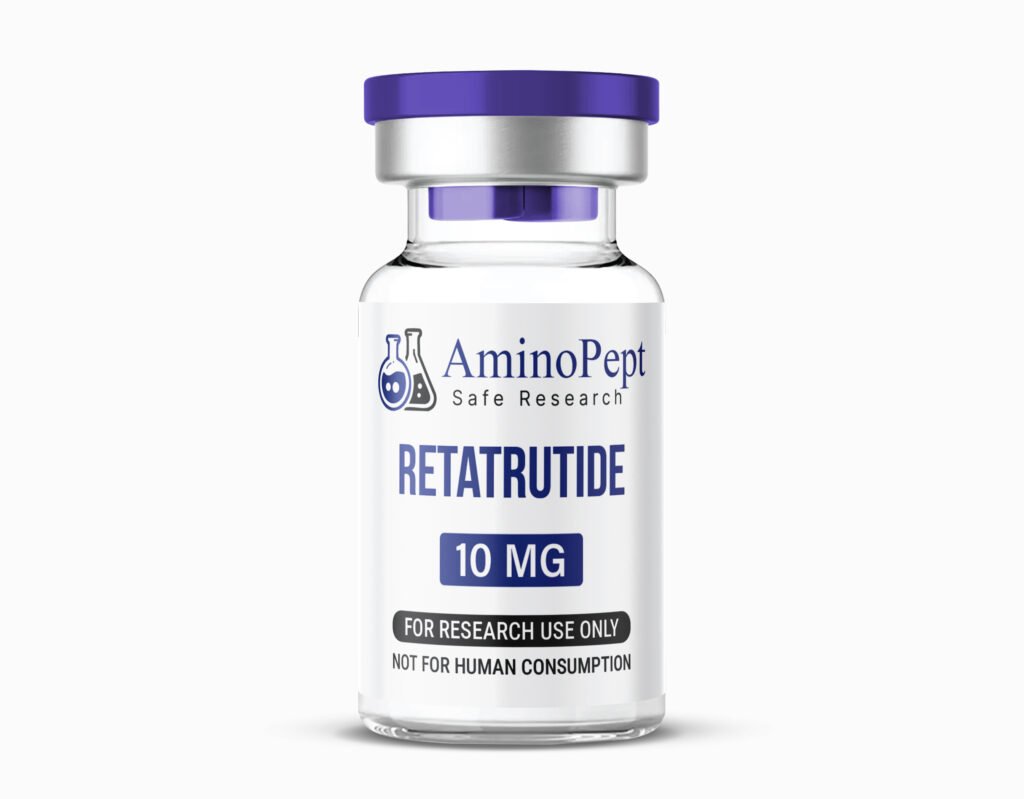 Retatrutide 10mg peptide triple-agonist vial lyophilized research compound